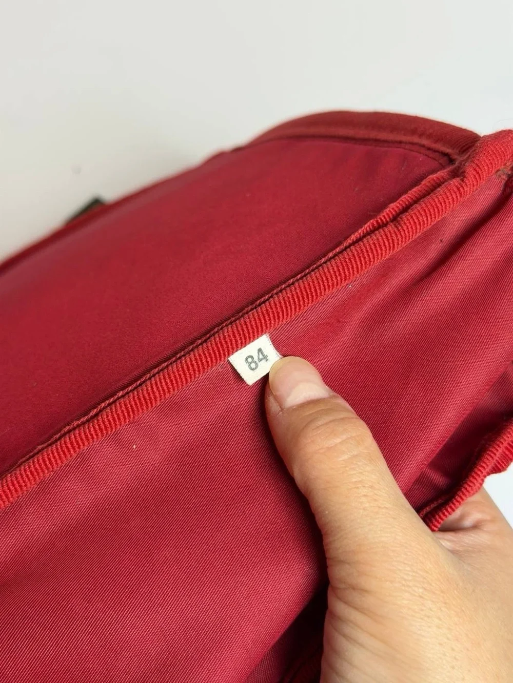 Prada Tessuto Red Nylon Backpack